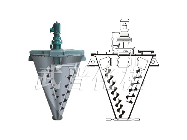 SLH 系列雙錐形螺旋混合機(jī)